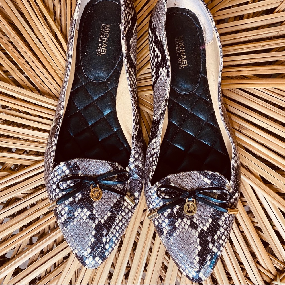 Michael Kors Python Loafers